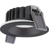 Ledvance LEDV Einbaustrahler SPOT-AIR-FIX schwarz IP65 DA68 ET35 6W 480lm 2700K Ra90 dim