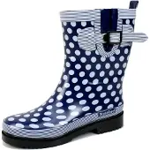 Bockstiegel Damen Regenstiefel Dorin-K blau/weiß Gr. 40