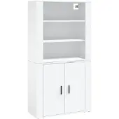 vidaXL Highboard Weiß Holzwerkstoff