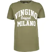 Vingino Tshirt-classic-logo-rnss Army Green Größe: 10 | T-Shirts Outlet | kids | Grün