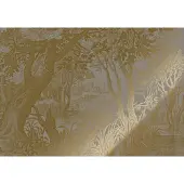 Kek Amsterdam Gold gravierte Landschaften Tapete grau MW-098 200x280cm