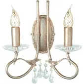 Elstead Lighting Elstead Christina Wandleuchte E14 2-fach Silber, Gold, UK