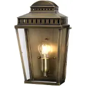 Elstead Lighting Wandleuchte Mansion House 1xE27 Messing, Nickel poliert H:37,5cm L:12cm B:22cm IP44