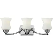 Elstead Lighting Elstead Constance LED Wandleuchte G9 3-fach Poliertes Chrom IP44