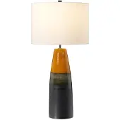 Elstead Lighting Elstead Burnt Oak Tischleuchte E27 Elfenbein, UK