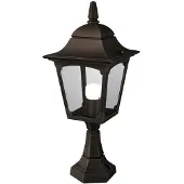 Elstead Lighting Elstead Chapel Außen-Stehleuchte E27 50cm Schwarz IP44, UK