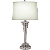 Elstead Lighting Elstead Brooklyn Tischleuchte E27 Poliertes Nickel