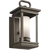 Kichler Elstead South Hope Außen-Wandleuchte E14 30cm Rubinierte Bronze IP44
