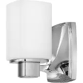 Elstead Lighting LED Wandleuchte, chrom poliert, Opalglas, B 14,6 cm