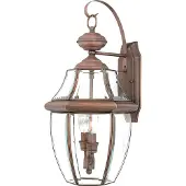 Elstead Lighting Newbury Outdoor Wandleuchte Lackiertes gealtertes Kupfer Quoizel QZ-NEWBURY2-L-AC