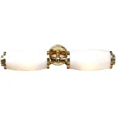 Elstead Lighting Elstead Eliot LED Wandleuchte G9 2-fach Poliertes Messing IP44