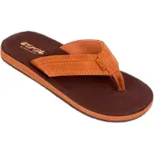 Cool shoe Corp. Herren Slipper Cloud Brown, anatomisch geformte EVA-Sohle, wasserbeständige PolyurethanRiemen, Größe 46