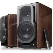 Edifier S2000MKIII Aktivlautsprecher 2.0 HiFi Stereo System mit Bluetooth aptX HD, Regallautsprecher mit optischem & koaxialem Eingang, Fernbedienung