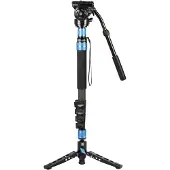 Sirui P-325FL Carbon Einbeinstativ 178 cm mit Standspinne + Videoneiger VH-10