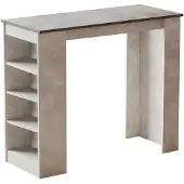 Kalune Design | Stehtisch Vere Naturel Spaanplaat 120x51.6x101.8 cm | NADUVI