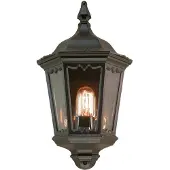 Elstead Lighting Elstead Medstead Außen-Wandleuchte E27 45cm Schwarz IP43