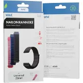 Wave nailonranneke, Ã¤ly- ja urheilukelloille, pinkki