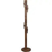 Dutchbone | Garderobe Jakub braun Holz 32x32x165 cm | NADUVI