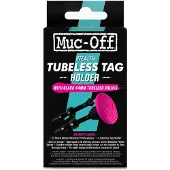 Muc-Off Halterung Tubeless Tag Holder & 44mm Valve Kit Black