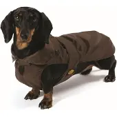 Fashion Dog Hundemantel speziell für Dackel - Braun - 36 cm