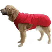 Fashion Dog Hunde-Regenmantel mit Fleecefutter - Rot 70 cm 1 St