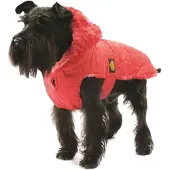 Fashion Dog Steppmantel für Hunde - Rot - 30 cm