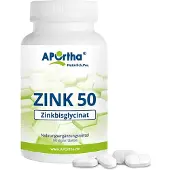 APOrtha Zink 50 – Zinkbisglycinat-Tabletten 190 St Tabletten