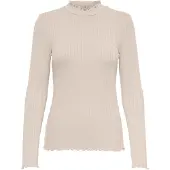 JDY Langarmbluse "JDYFRANSISKA L/S HIGHNECK TOP JRS NOOS" Viskosemischung, slim fit