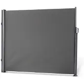 Leco , ausziehbare Seitenmarkise, Aluminium-Stahlrohr-Mix, anthrazit, 160 x 300 cm (H x L)