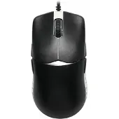 Ducky Feather DMFE20O - mouse - USB 2.0 - Maus (Schwarz)