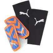 Puma Ultra Light Sleeve Schienbeinschoner 01 - ultra orange/blue glimmer XL