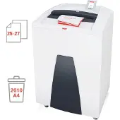 HSM Aktenvernichter SECURIO P44i, Sicherheitsstufe 5, Partikelschnitt 1,9 x 15 mm, 27 Blatt, CD-Schredder, weiß
