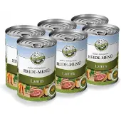 Bellfor Hundefutter Nass mit Lamm - Getreidefrei Heide-Menü 2,4 kg Futter