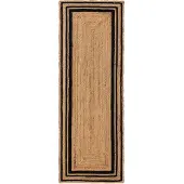 Benuta | Teppich Jutta Jute Zwart Jute 250x80 cm | NADUVI