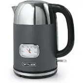 Muse MS-020 DG, 1,7 l, 2200 W, Grau, Edelstahl, Edelstahl, Wasserstandsanzeige, Drahtlos