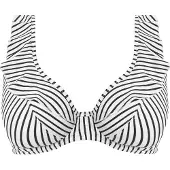 Freya Swim Unwattierter Bikini BH Jewel Cove | Grösse: 85G | Farbe: Schwarz/Weiß