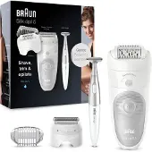 Braun Silk-épil 5 5805, Silber, Weiß, 28 Pinzette, Akku, 100 - 240 V, Integrierte Batterie, 1 h