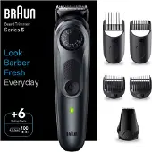 Braun Series 5 BT5450, Rotationstrasierer, Schwarz, Drehregler, Berührung, 0,5 mm, Akku, Lithium-Ion (Li-Ion)