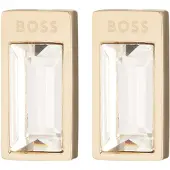 BOSS Beautiful gold-plated earrings with crystals Clia 1580413