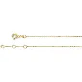 Jackie Armband mit eingraviertem runden Anhänger aus 14 kt Gelbgold