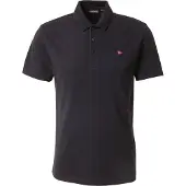 Napapijri Poloshirt Ealis NP0A4H8B Schwarz Regular Fit