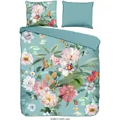 Muller Textil Descanso Bettwäsche "Fungi" - Multi - (140x220 cm) - 100% Bio Baumwolle