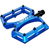 TATZE Contact CNC mit Stahlachse Erwachsen Flatpedal blau (Small (Schuhgröße 36EU - 41EU))