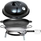 All'Grill Paella World Trekking Line Set inkl. Backhaube, Gusseisenpfanne und Paella-Pfanne
