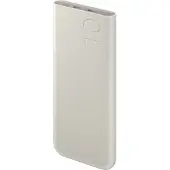 Samsung Powerbank 10000mAh 25W - Beige Hartplastik für lange Haltbarkeit und Schutz 14,8 x 7 x 1,5 cm