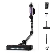 Rowenta X-Force Flex 9.60 Allergy RH2038, 2-in-1-Stabstaubsauger, Beutellos, Schwarz, Violett, 0,4 l, Rechteckig, Trocken