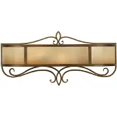 Elstead Lighting Elstead Justine Wandleuchte E14 2-fach 30cm Astral Bronze