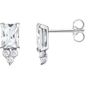 Thomas Sabo Ohrstecker Weisser Stein Silber