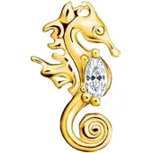 Thomas Sabo Einzel Ohrstecker Seepferdchen Gold
