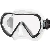 Tusa Tauchmaske INO - Transparent - Schwarz